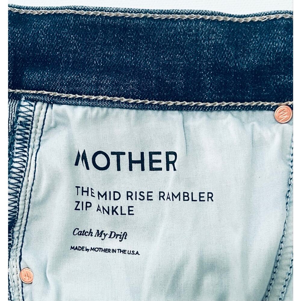 Mother Jeans, The Mid Rise Rambler Zip Ankle Size 29. Wide straight leg. NWTs - Picture 8 of 11